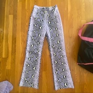 OH POLLY SNAKESKIN PANTS
